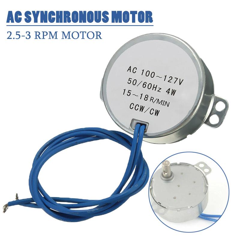 

Электрический синхронный двигатель переменного тока PDTO, 100–127 В, 2,5–3 об/мин, 50/60 Гц, против часовой стрелки/по часовой стрелке, 4 Вт, крутящий момент