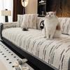 Plush Sofa Cushion Autumn And Winter  New Non-Slip Seat Cushion Light Luxury High-End Straight Row Sofa Cover Cover