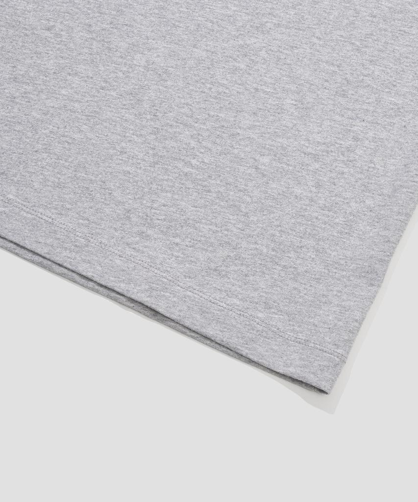 AGOD Td Circle Logo Half T-Shirt [Gray]