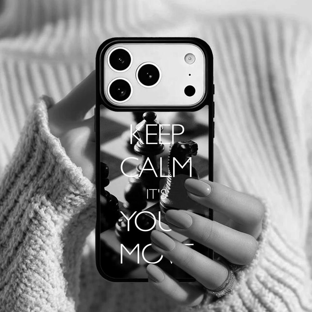 Chess Board Pieces Phone Case For Apple iPhone 17 Air 16E 15 14 Plus 13 12 11 Pro Max Mini Funda Cover