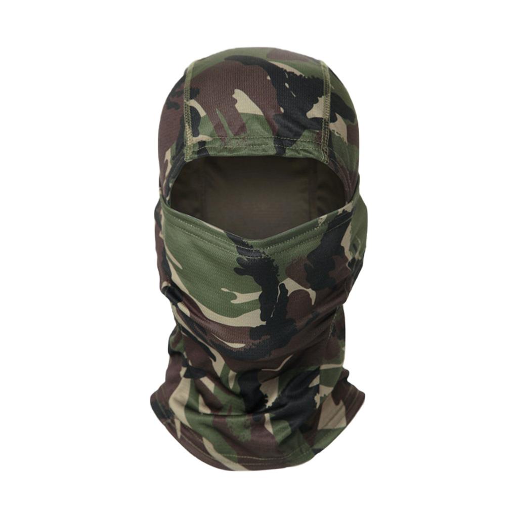 Multicam Camouflage Taktische Sturmhaube, Vollgesichtsbedeckung Schal für Radfahren, Jagd & Outdoor-Einsatz
