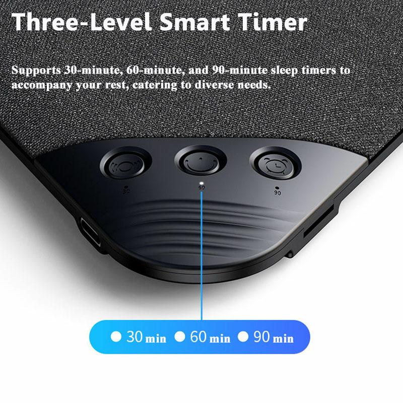 Mini Sleeping Bluetooth Speaker Rechargeable White Noise Sleep  Aid Soundbar Wireless Music Player Support TF Card Timed Shutdow