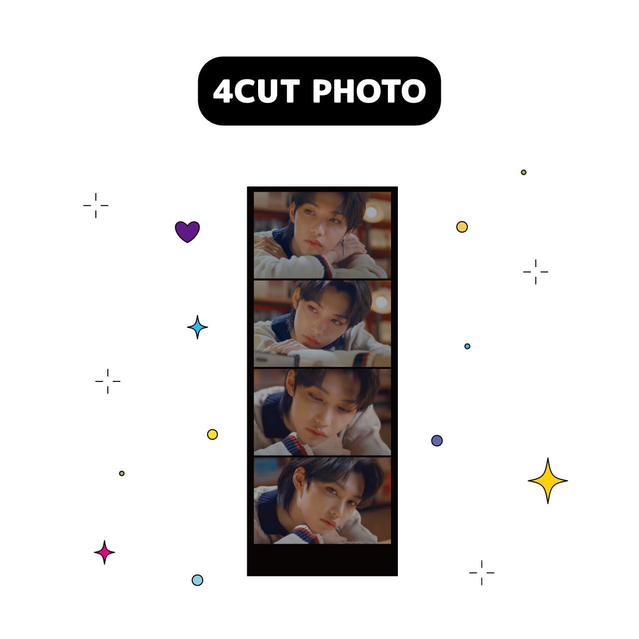 

4 cut photo STRAYKIDS FEILX (felix 07)