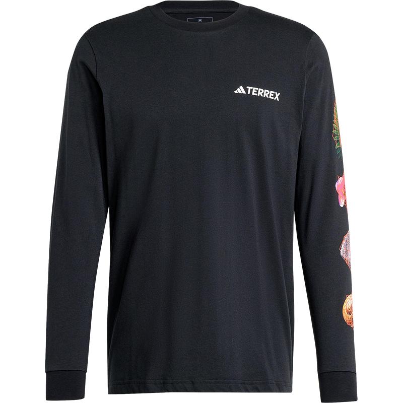 

Adidas Футболка мужская с длинным рукавом и круглым вырезом с принтом логотипа Terrex Sports Lifestyle IZ0464 2XL