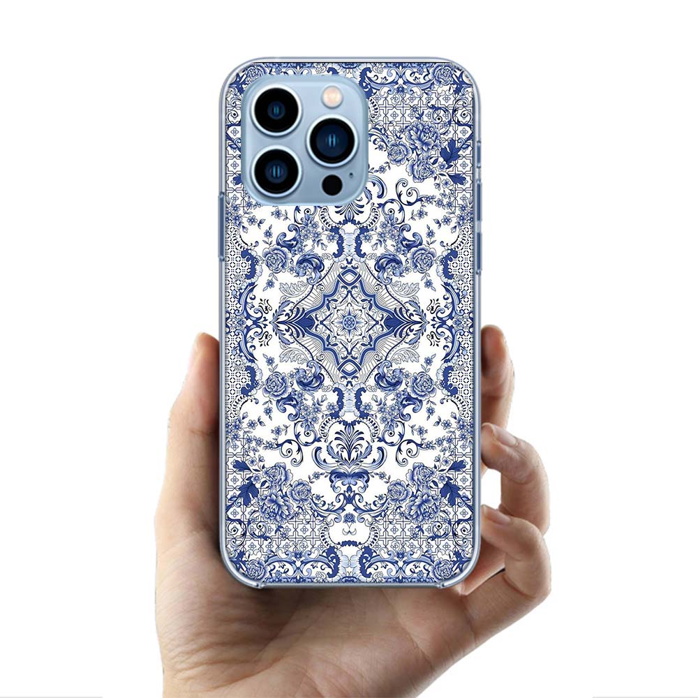 Blue white Porcelain Pattern Cases Phone Case For Iphone 17E 16E 17 Air 16 Pro Max 15 Pro 14 Plus 11 13 12 Mini Cover Cases Comp