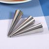 3pcs Pack Stainless Steel NOn Stick Dessert Cannoli Croissant Tubes Baking Tool Mold (L)