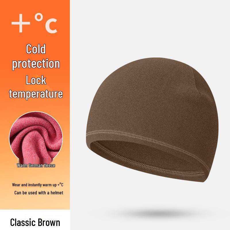 Fleece-Lined Windproof Cycling Hat with Ear Protection