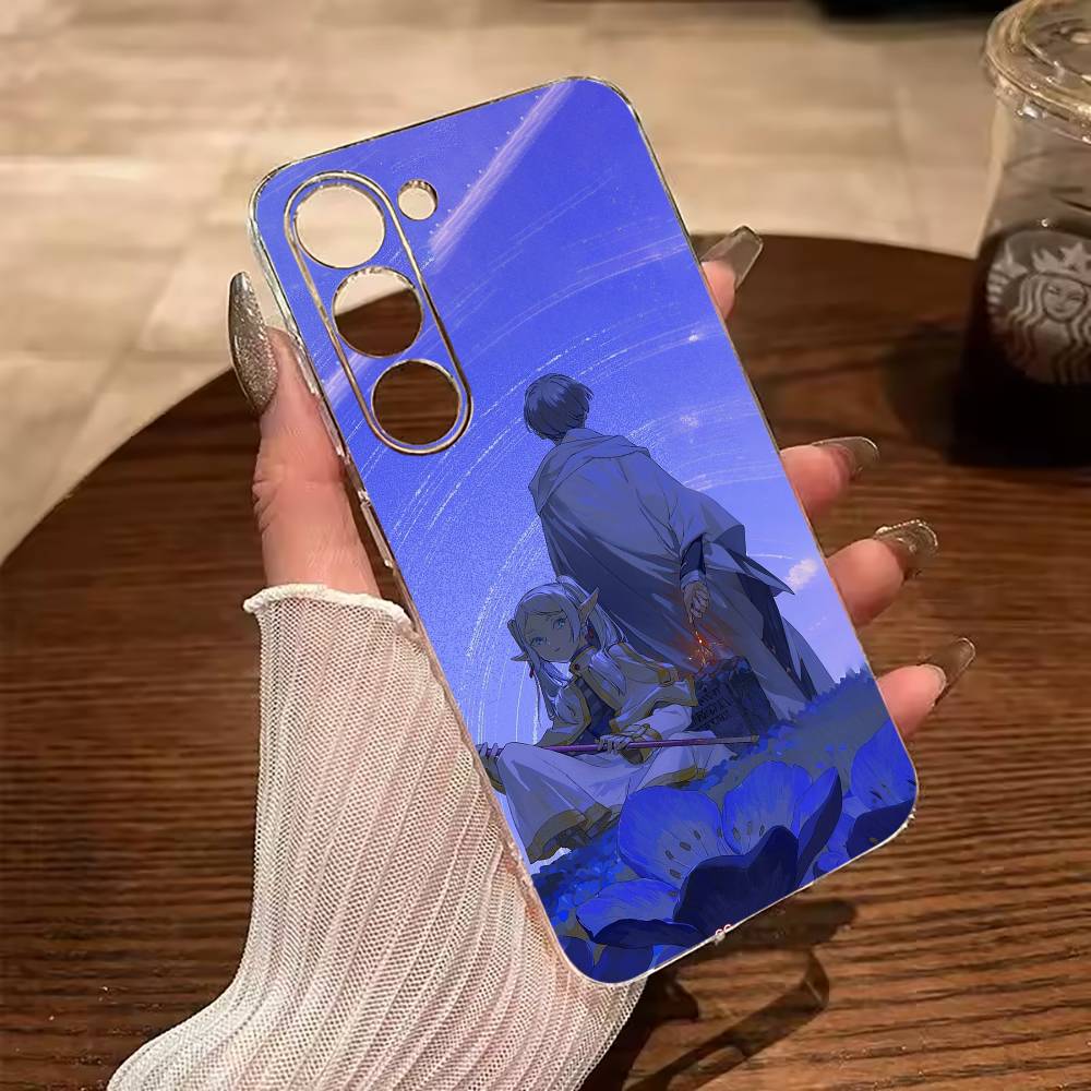 B-Beyond Journey F-Frieren And Fern Clear Soft Silicone Phone Case for Samsung Galaxy A71, A70, A52, A51, A40, A30