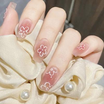 1 Blatt Nagelsticker Exquisites Muster Selbstklebend Papier Blütenförmig Fingernagelsticker DIY Nagelkunst Gadget