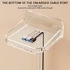 Small Clear Shelf Small Acrylic Shelf Security Camera Bracket Holder Floating Display for Window Apartment Renter Bedroom Dorm