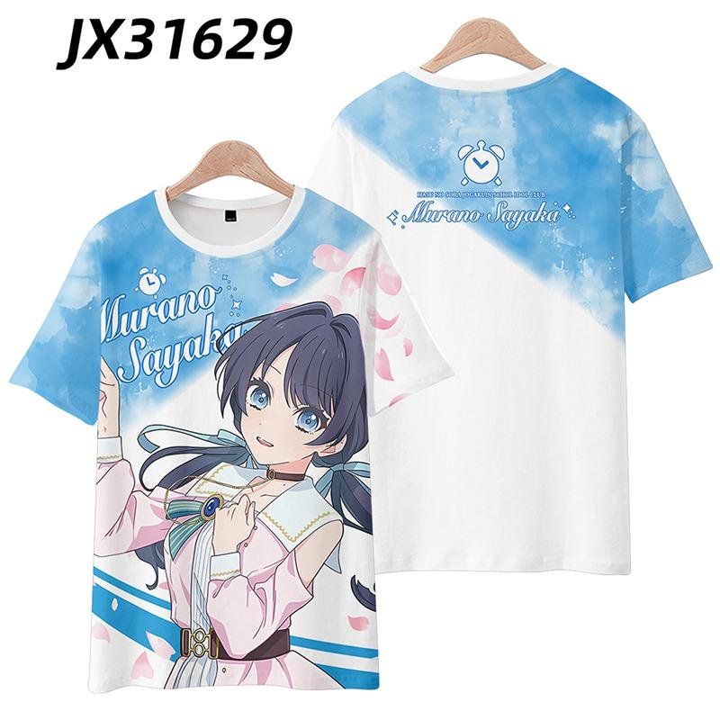 2026 Hatsune miku animation peripheral short-sleeved Children t-shirts kawaii dimensional student clothes T-shirt