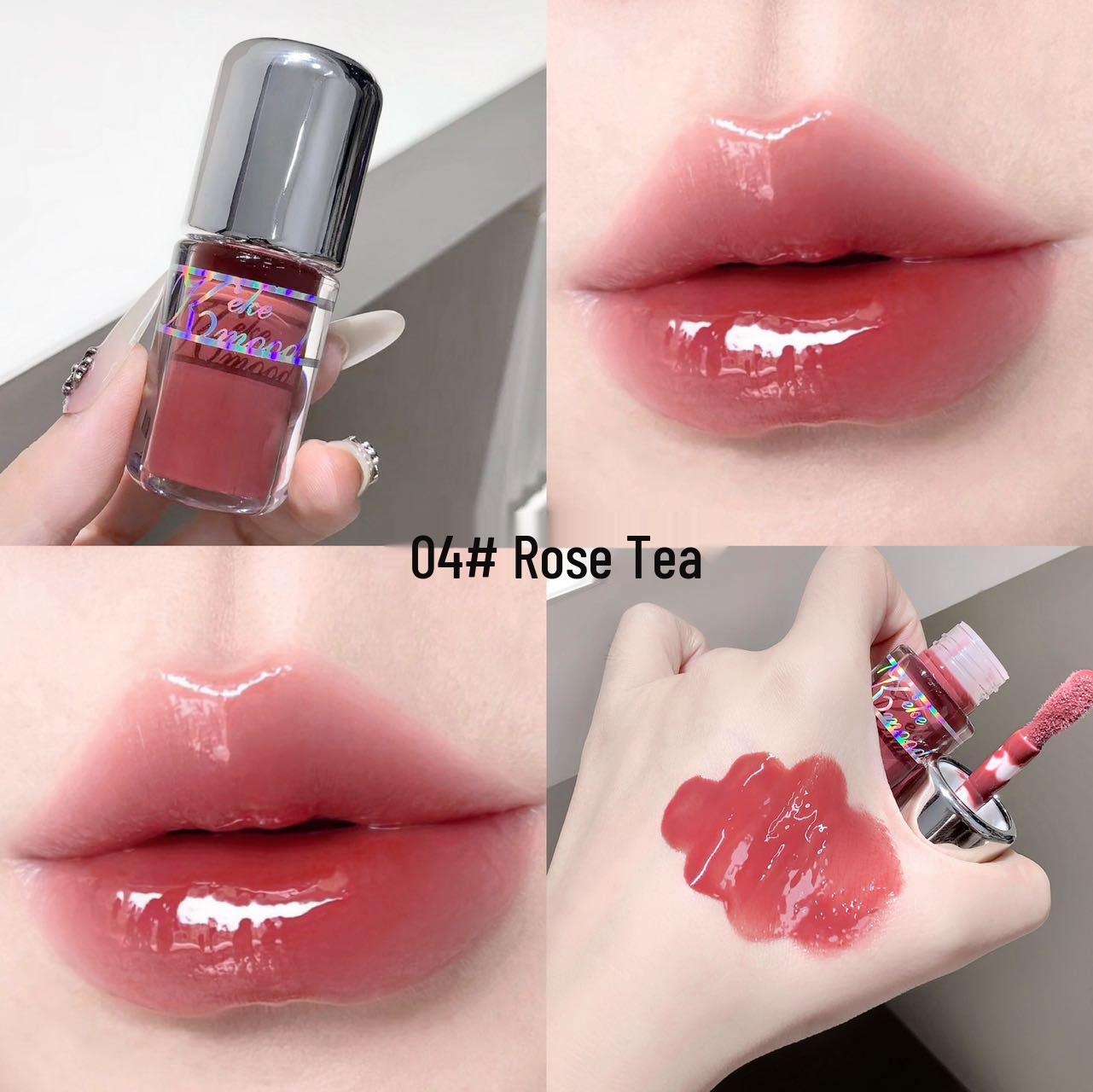 KEKEMOOD Plump & Shine Lip Glaze - Moisturizing, Whitening, Glossy Finish for Bare Lips