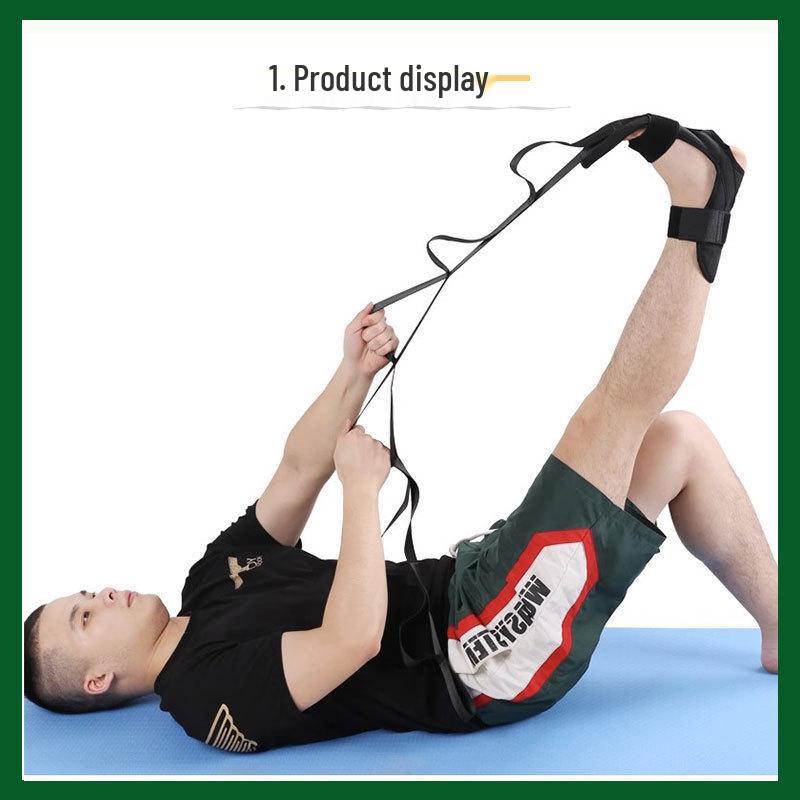 Foot Drop Stretching Strap for Ankle Rehabilitation and Yoga