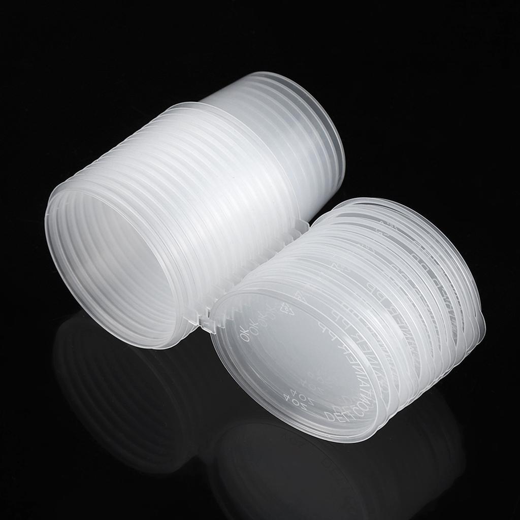 100m l4oz Genomskinliga Plastmuggar Takeaway Sås Kryddlåda Såsmugg