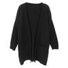 Fashion Women Long Sleeve Knit Winter Cardigan Sweater Solid Color Coat
