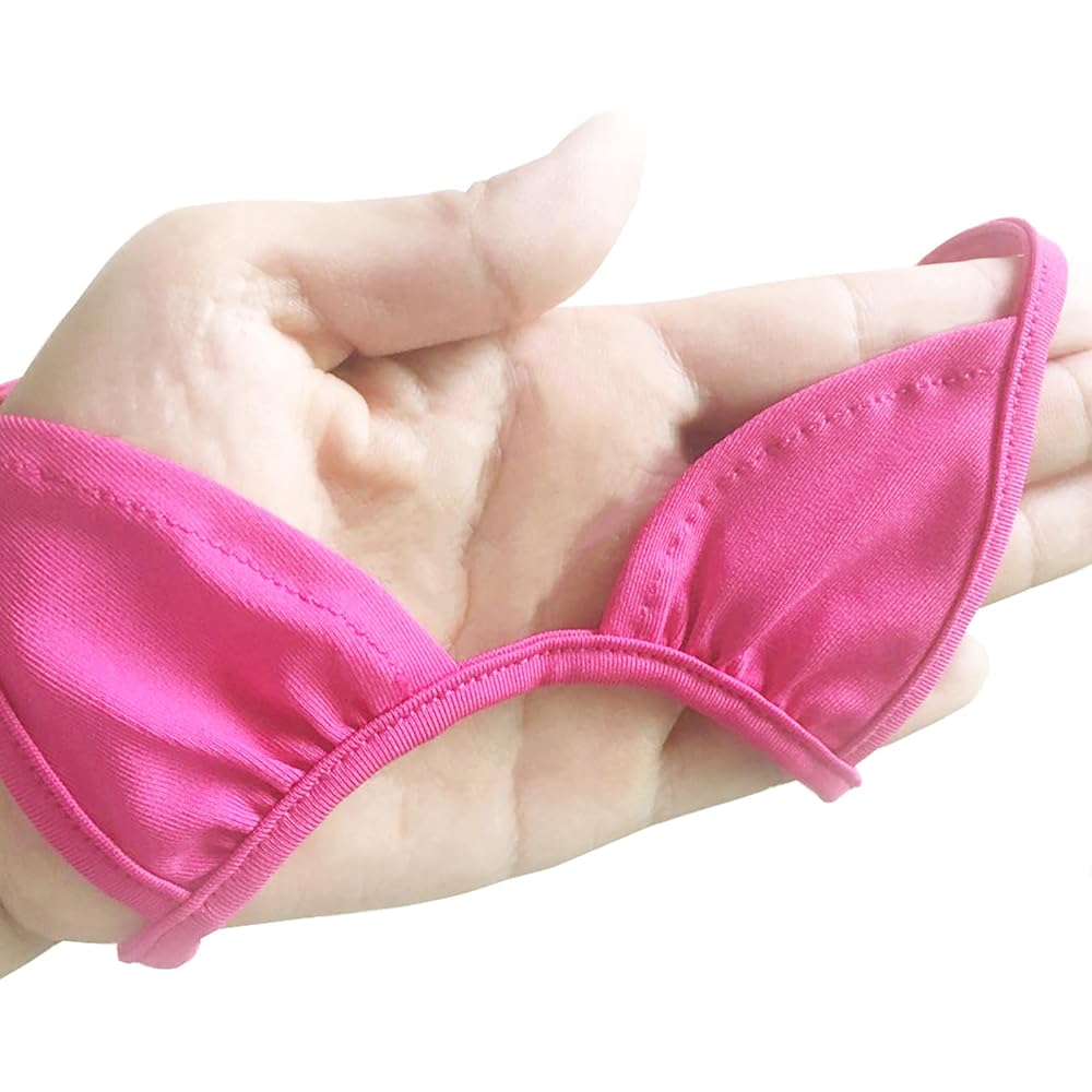 

xinXbabe Doll Outfit Pink Bikini Set for 1/2 Scale Dolls 80cm to 100cm