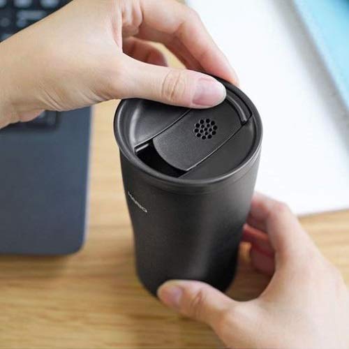 HARIO Tumbler Black 300ml HARIO Thermal Tumbler with Lid Stainless Steel Present Gift STF-300-B