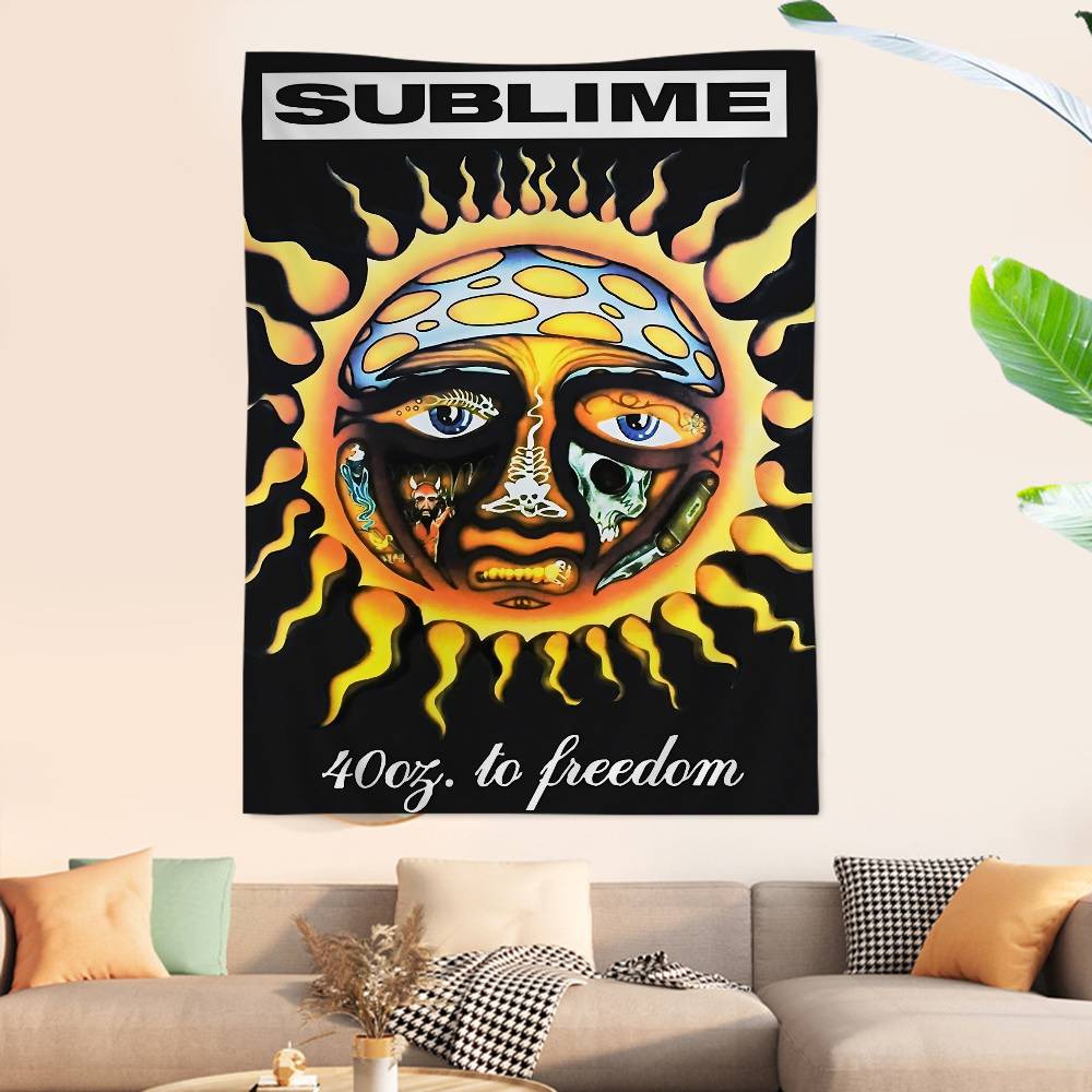 Sublime Band Printed Grande Arazzo da Parete Arte Fantascienza Stanza Arredamento Casa Coperta Decorativa
