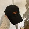 Hat Women's Big Head Circumference Embroidery Baseball Cap Spring and Autumn Shade Sunscreen Cap Versatile Simple Cap Men