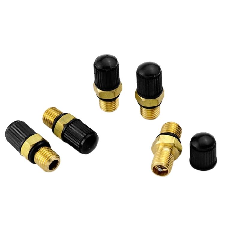 American Core Embedded Copper Valves Stem M8x1 Thread Quick Connection Structure Simple Installation for Tire Systems