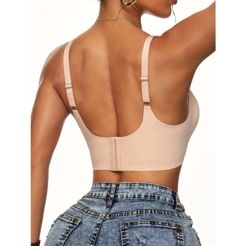 Plus Size Women's Seamless Minimizer Wireless Full Coverage Support Bralette Invisible Push Up Bra for Large Bust