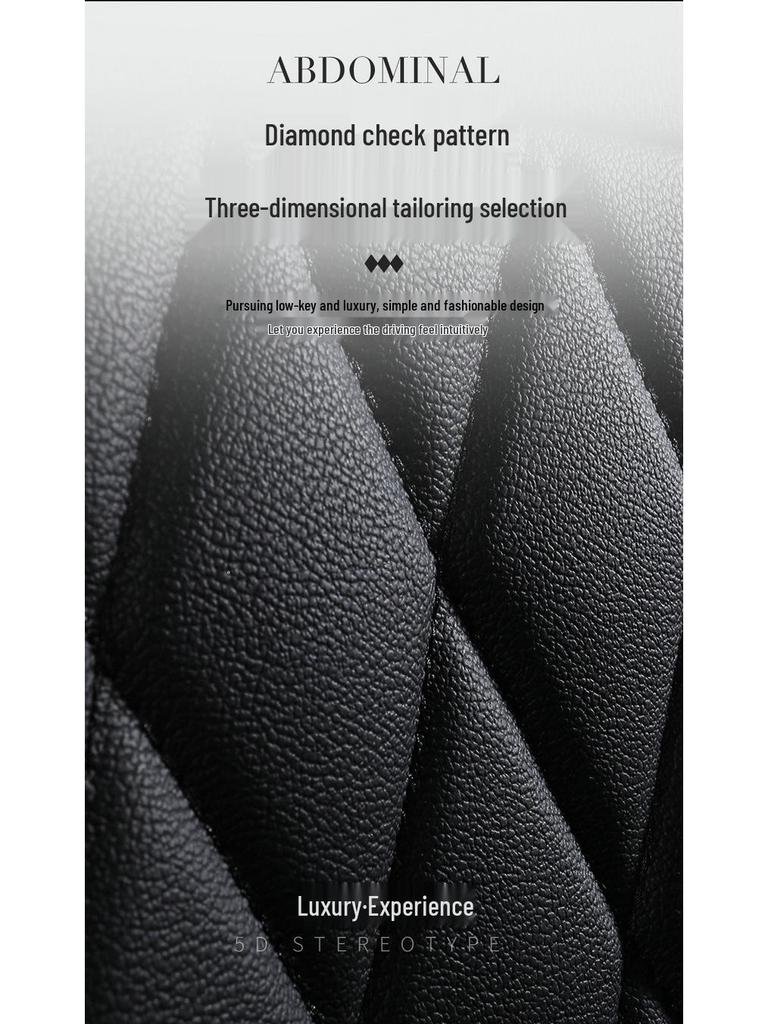 3D Full Surround Leather Car Seat Cover for Sedan - All-Season Cushion