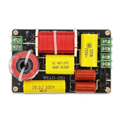 250W Pure Bass Subwoofer Crossover Frequency Distributor Divider 2 Way Speaker