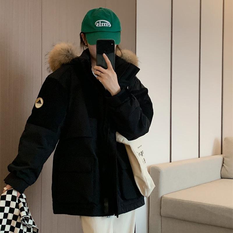 

Pie Overcome Tooling Down Jacket Women s 2025 Winter New Thickened Fashion Outdoor Men s and Women s Same White Duck Down Jacket L