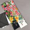 130*130Cm 100% Twill Silk Shawl Scarf Women Luxury Floral Print Square Scarves Bandana Wraps Femme Fourlard Echarpes Stoles
