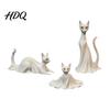 Thick Texture Halloween Decoration 3D Printed Cat Ghost Statues Haunted Kitten Figurines