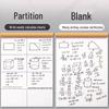 Ink-Proof Scratch Pad for Math - Thickened Blank Drawing Book for Junior & Senior High Students