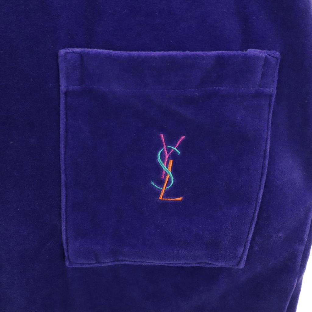 Yves Saint Laurent 90s Old Room Wear Setup M Purple Men's Used