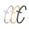 Christian Cross Bracelet Stainless Steel Cuff Bangle for Men Women Praying Catholic Amulet Jewelry Gift
