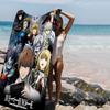 Classic Vintage Anime D-death N-Note Microfiber Blanket Quick Drying Beach Towels Oversized Printing Super Absorbent Pool Towel