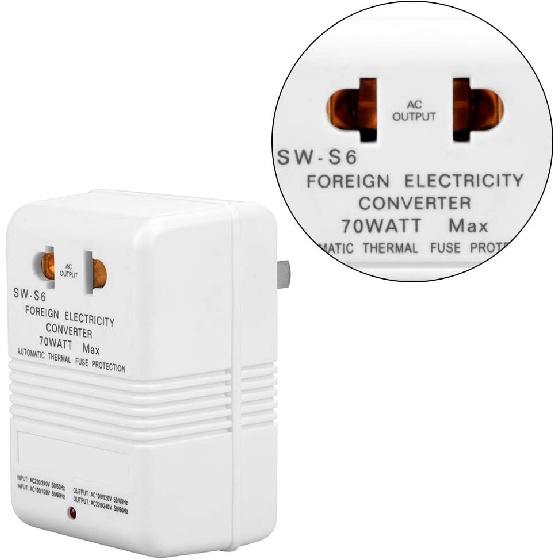 Voltage Converter 70W 110V/120V to 220V/240V Step-Up&Down Voltage Converter Transformer for Travel