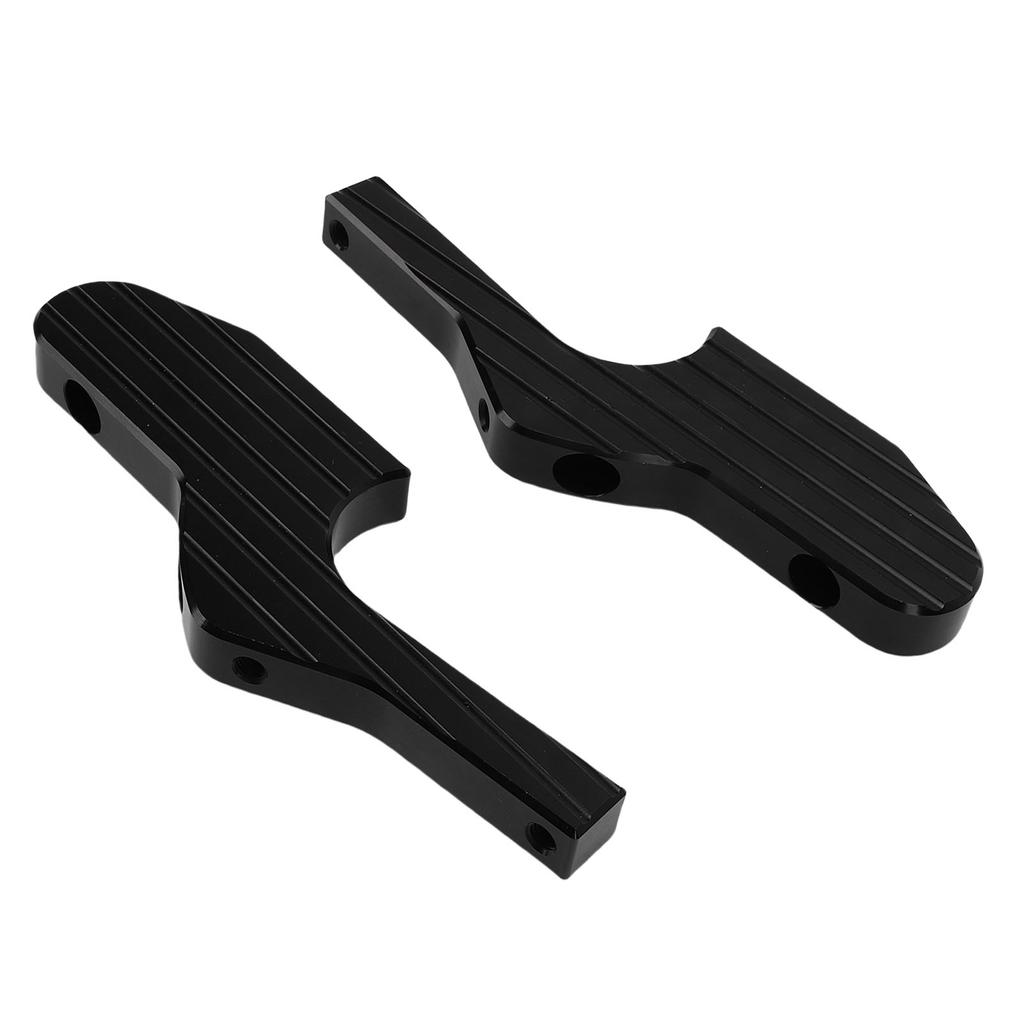 Prodloužení stupaček spolujezdce Levá Pravá strana Hliníková slitina Černá Motocykl Prodloužená opěrka nohou Náhrada pro GT GTS