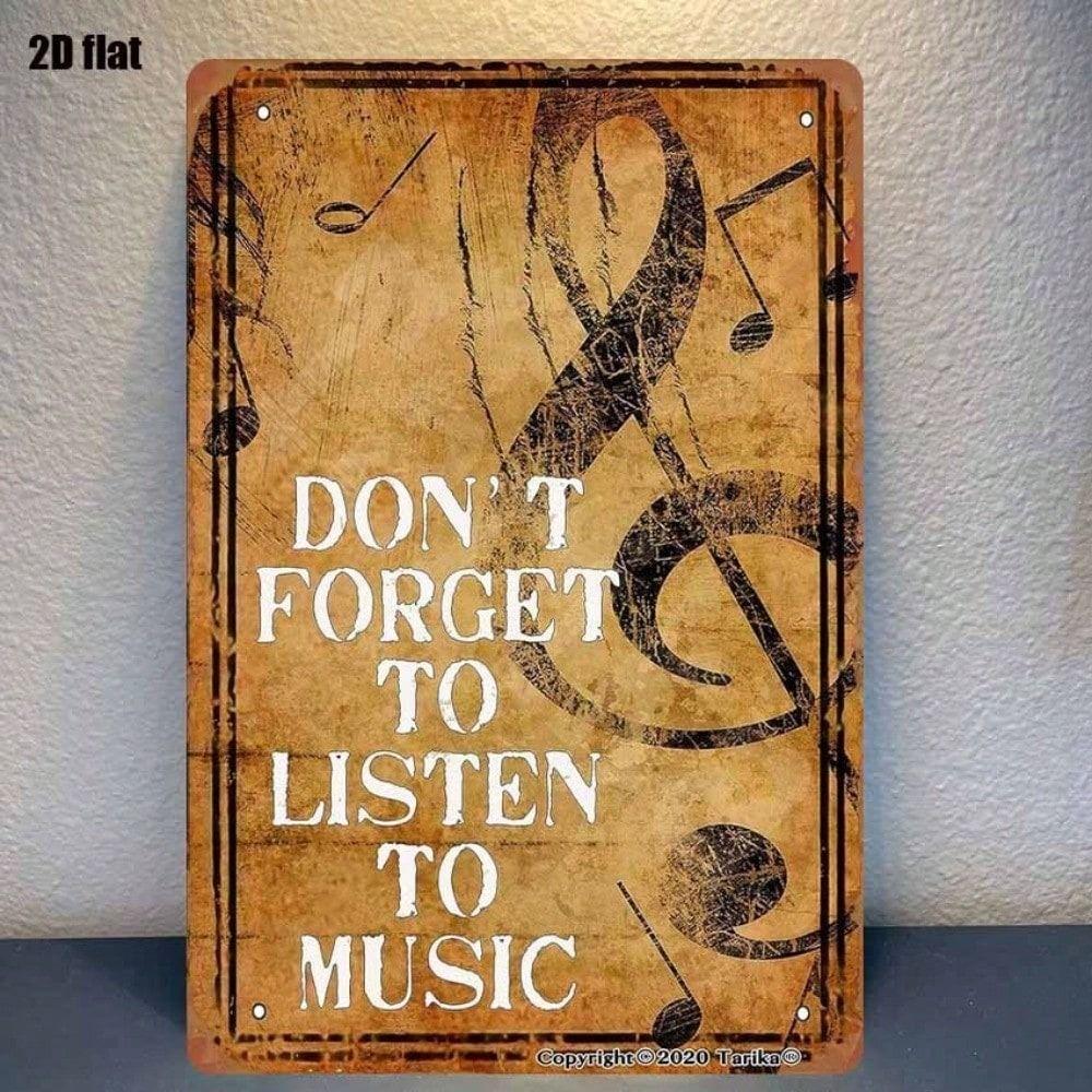 

Vintage Metal Poster Wall Decor, Retro Key Art for Living Room