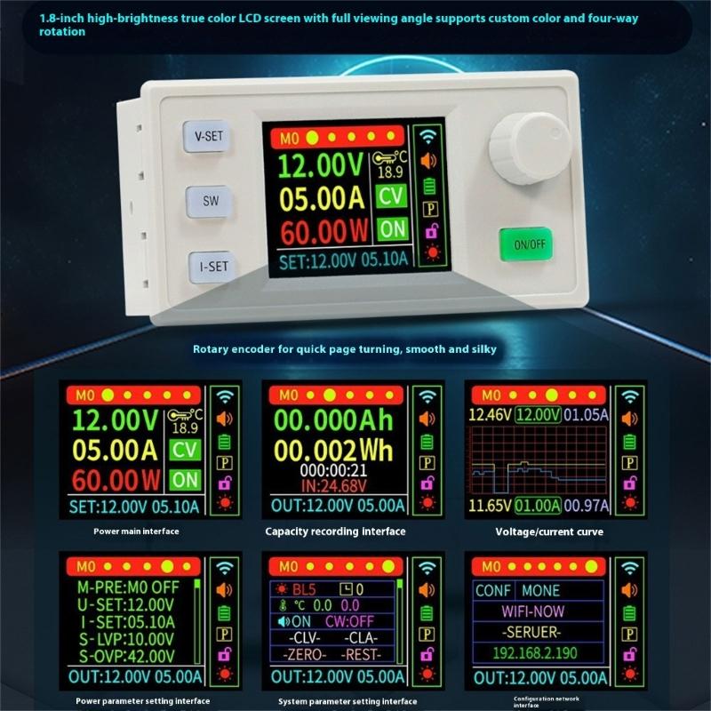 Large power 1200W 20A Output Adjustable Regulator Simple Installation for Laboratory Equipment & Circuits Maintenance