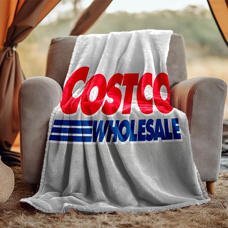 Costco Blanket Flannel Throw for Sofa, Travel, Camping, Livingroom, Office, Chair and Bed Soft and Warm Holiday Birthday gifts