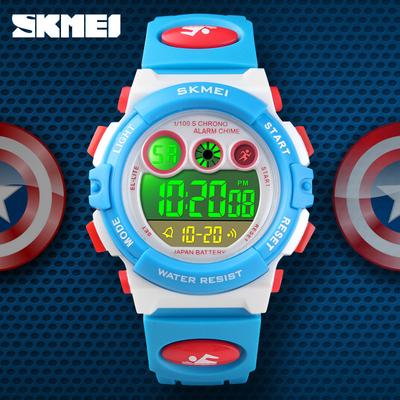 Multifunctional Waterproof Children's Watch Colorful Led Luminous Transparent Student Electronic Watch