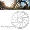 203mm Disc Brake Rotor with 6 Hole Steel Easy Installation Durable Bike Parts for Mountain Bikes Cycling