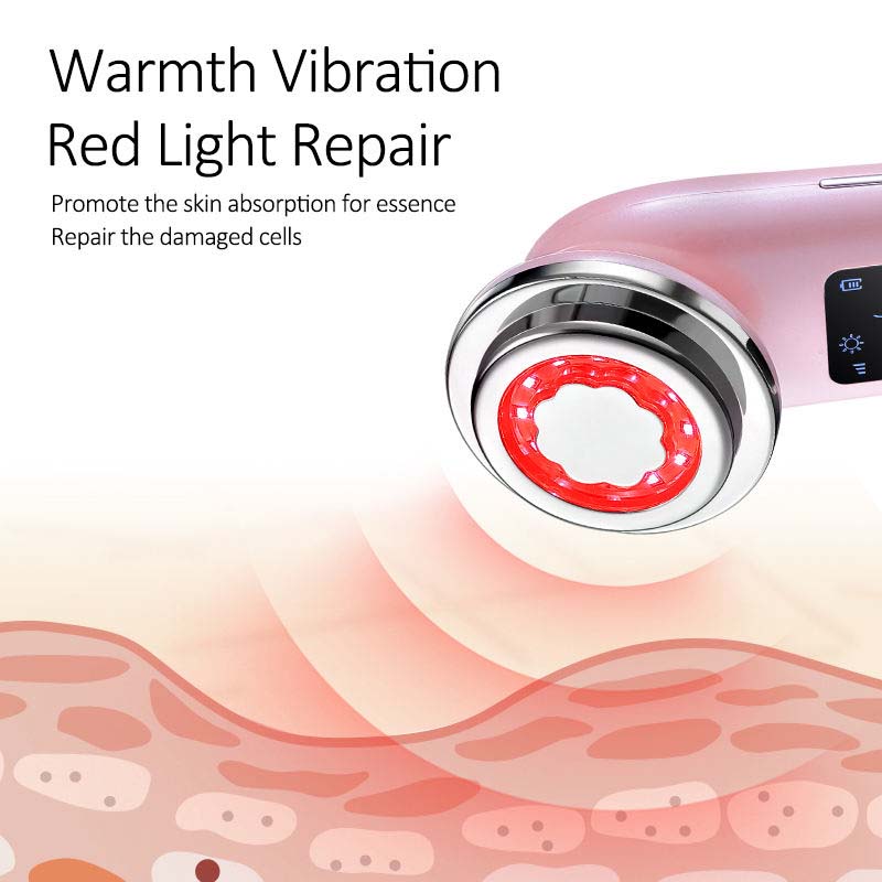 High Frequency Vibrating Skin Rejuvenation Microcurrent Anti Wrinkle Face Lifting Machine Beauty Device for Home Use