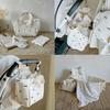 Outing Tote Bag Cotton Stroller Diaper Bag Portable Mommy Handbag Stroller Hanging Storage Bag for Diapers Bottles Travel Shopping