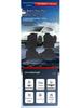 Easy-Clean Flocking Nylon Floor Mats for Subaru Tribeca 2007-2011 Models
