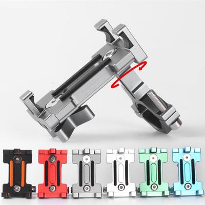 Suporte de Telefone Universal para Bicicleta em Liga de Alumínio Antiderrapante Clipe Suporte GPS para Motocicleta e Bicicleta para Bicicleta MTB e de Estrada