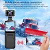 4K Sports Wearable Camera 180 Degree Travel Bike Driver Recorder Pocket Camera for Motorcycle Vlogging Sports