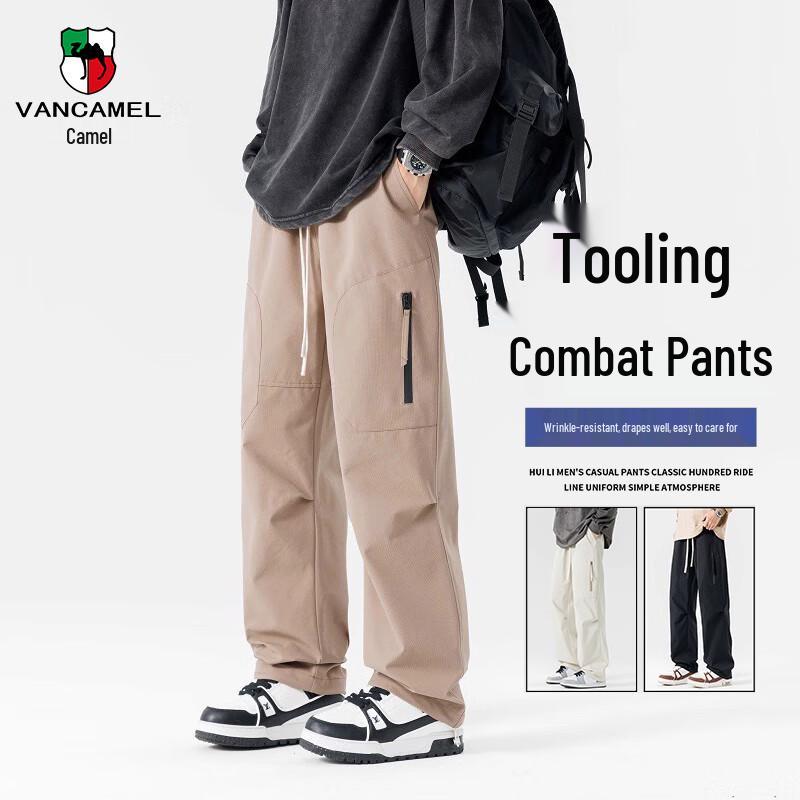 VANCAMEL Men s Autumn/Winter Outdoor Cargo Paratrooper Pants XL