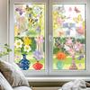 2026 New Spring Butterfly and Flower Electrostatic Window Stickers: Decorative Wall and Door Decals