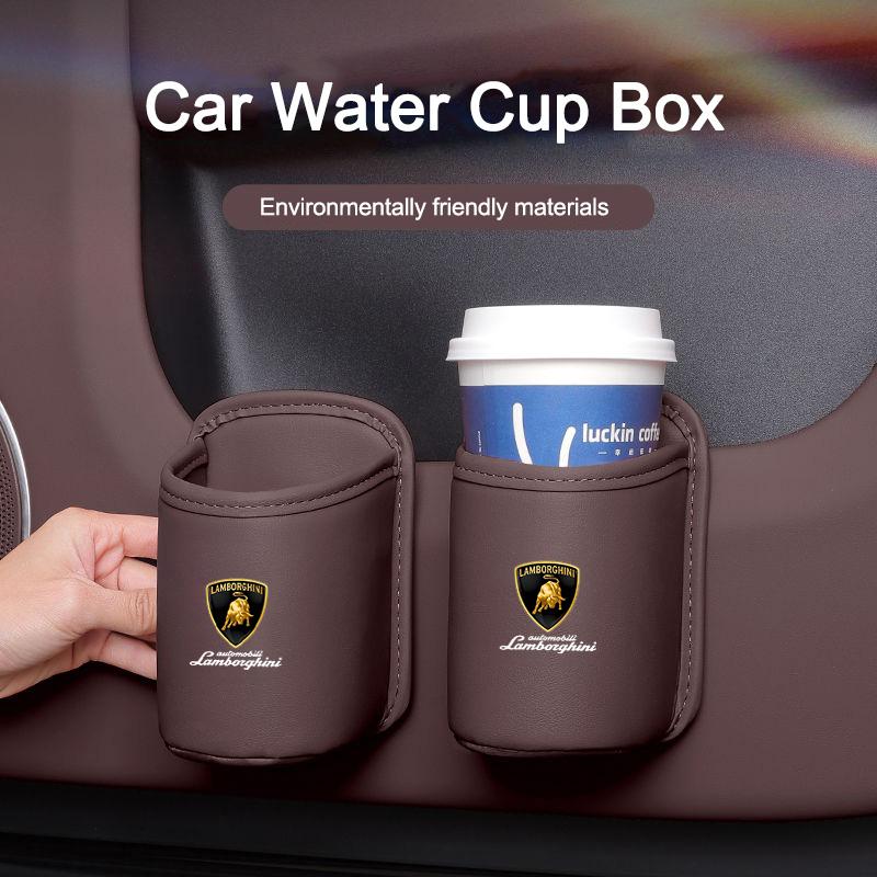 New Car Seat Back/Door Water Cup Box Drink Storage Bottle Rack For Lamborghini LP570 LP610 Urus LP700 LP770 Gallardo Aventador