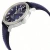 Luxury Automatic Mechanical Watch Men, Featuring Blue Dial, Silver Case, Power Reserve Indicator, Date Display, Business Meetings RE-AU0003L00B.